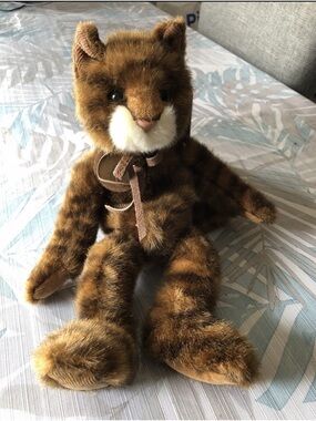 Russ Berrie Tabatha 12” Plush Tabby Cat